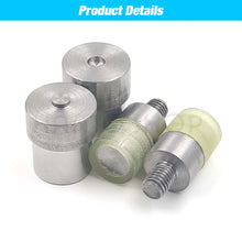 10sets/lot 14-18mm Rivets Magnetic Buttons Fasten Leather Craft Mould Fastener Snaps Installation Punch Tool Mould Accessories