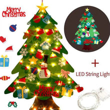 Felt Wall Christmas Tree Seasonal Decoration New Year DIY Felt Christmas Tree Decor for Home Apartment Living Room Bedroom
