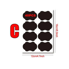 5 Sheets Chalkboard Labels Stickers Waterproof Reusable Blackboard Stickers Chalk Labels for Mason Jars Storage Bins Bottles
