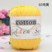 1Pc 50g Hand knitting 100% cotton yarn soft crochet yarn to knit sweater blanket hat line crocheting amigurumi doll bag threads