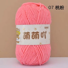 50g/Pc Chenille Yarn Matte Crocheting Doll bag Thread Handmade Crochet Knitted Material Small Ice Stripe line knit sweater hat