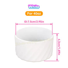 SW 40oz Silicone Cup Bottom Cover for Stanley Quencher Adventure Tumbler Protective Water Bottle Sleeve Antislip Cup Boot Sleeve