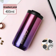 Stainless Steel Coffee Thermos Bottle Thermal Mug Leakproof Car Vacuum Flasks Coffee Cup Travel Portable Insulated Bottles