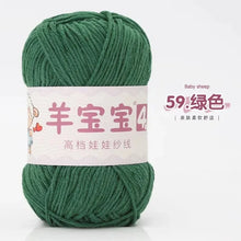 50g 1pc Hand Knitting Milk Cotton Yarn Knitted Blanket Sweater Scarf Doll Crochet Yarn wool thread line Crocheting amigurumi