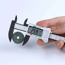 New 1PC Plastic Vernier Caliper Digital Display Caliper Mini Text Play Caliper Student Vernier Ruler 0 to 150mm Measuring Tool