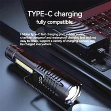 Rechargeable COB LED Flashlight with Side Light for Camping and Hiking - image 5
