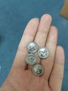 Vintage Gold Metal Shank Buttons, 10 Pcs Round Buttons for Suits and Coats - image 11