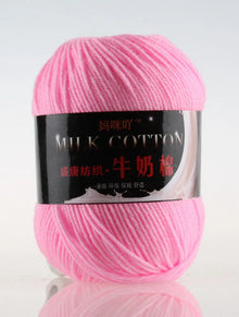 1Pc 50g Milk Cotton Knitting Yarn Crochet Yarn Hand Knitted Line DIY Knit Sweater Scarf Hat sock blanket amigurumi threads 120M