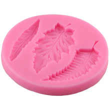 Green Leaf Silicone Cake Mould 3D Cake Fondant Mold Kitchen Baking Chocolate Fondant Lace Molds Wedding Cake Decorating Tools