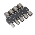 9pcs 5mm-13mm Hex Socket Set Nut Driver Screwdriver Bits Sleeve Nozzles Schroevendraaier Tools Socket Wrenches for DIY Repair