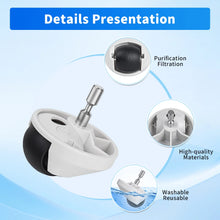 Casters Front Wheel Part for Xiaomi 1st for Roborock S5 S50 S6 S60 S5Max S6Maxv Pure Robotic Vacuum Cleaner Robot Caster Wheel