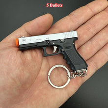 1:3 Scale Alloy Empire G17 Half Alloy Gun Model Keychain Shell Pop-up Detachable Decompression Toy Men's Gift