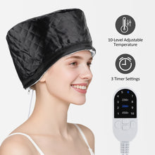 Hair Steamer for Deep Conditioning 9-Level Thermal Heat Cap Home Electric Portable Nourish Hair Mask Hat Thickened PE Bonnet