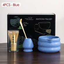 4/6/7PCS Japanese Matcha Set with Ceramic Bowl Bamboo Matcha Whisk and Tea Scoop for DIY Tea-making Tools Accessories