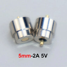 JCD 1Pair 2/3/4/5/6/Pin Male Female Waterproof Round Shape Magnet Suction Spring Pogo Pin DC Power Charging Magnetic Connector ﻿