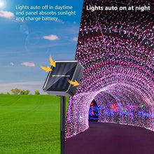 102M/52M/32m/22m/11m/7m Solar LED Light Outdoor Festoon Waterproof Garland String Lights Street Garland for Wedding Party Decor