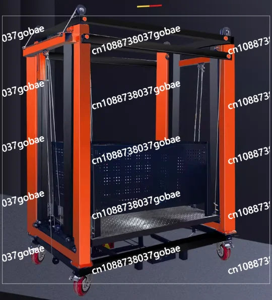 5M Electric Scaffolding Load Bearing 300-500KG Mobile Automatic Lifting Platform Remote Control Folding Decoration