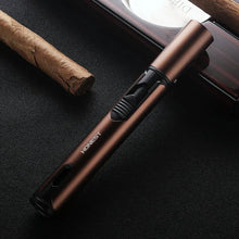 HONEST Metal Torch Windproof Lighter Refillable Pen Lighter Jet Flame Butane Lighter Kitchen BBQ Candle Camping Men's Gadget