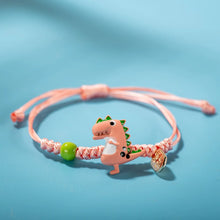Cartoon Multicolor Dinosaur Hand Knitted Bracelet Children's Favorite Gift Wholesale Dropshipping #82592