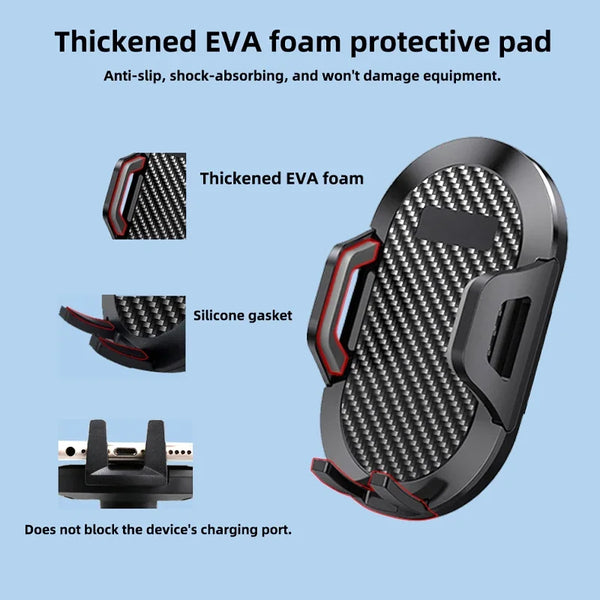 Accesorios de soporte para coche, piezas de soporte universal giratorio para teléfono, compatibles con dispositivos de 5-9 cm de ancho para base de cabeza esférica de 17 mm