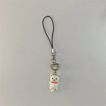 Phone Accessories Cat Pendant Cat Phone Strap Anti Lost Keychain Y2K Phone Charm Cute Cellphone Chain Phone Lanyard Jewelry Gift