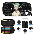 Estuche de lápices de Dr. Stone con Senku Ishigami, regalo para estudiantes, caja para bolígrafos, bolsa de lápices, estuche de gran capacidad, portalápices