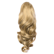 Long Hair Bun Wig Ponytail High Temperature Silk Fiber Clip 17 Inch Natural Looking Wig Fashion Elegant Long Hair Daily Curl Wig