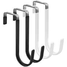 Door Hook with Rubber No Need for Drilling Cabinet, Wardrobe Door Rear Anti Slip Hook Over The Door Organizers
