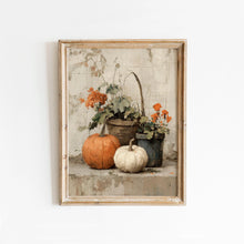 Vintage Floral Pumpkin Canvas Poster, Pink Autumn Halloween Wall Art Print - image 19