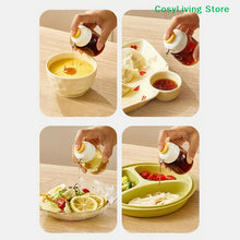 Press Type Seasoning Storage Bottle 100ml Cooking Oil Jar Glass Bottle Spice Metered Oil Control Bottle