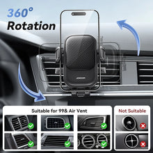 JOYROOM Car Phone Holder Universal 360 Rotating Phone Holder Car Air Vent Mount One Click Lock Adjustable Car Accessories