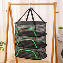 Folding Food Drying Net Anti-mosquito Folding Dry Rack Hanging Basket Herb Drying Net Hanging Basket Dryer Bag For Plants Fruit