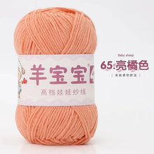 50g 1pc Hand Knitting Milk Cotton Yarn Knitted Blanket Sweater Scarf Doll Crochet Yarn wool thread line Crocheting amigurumi