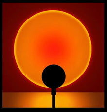 LED Sunset Lamp Nightlights USB Projector Birthday Party Decoration Mood Lights For Bedroom Living Room Wall Photography