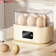Egg Steamer Electric Egg Boiler 6 Eggs Capacity Electric Egg Steamer with Timer and Auto Shut-Off Electric Rapid Egg Cooker