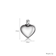 Colgante de mini urna de cremación de acero inoxidable con forma de corazón/cruz/estrella/candado para collar/pulsera, joyería conmemorativa al por mayor