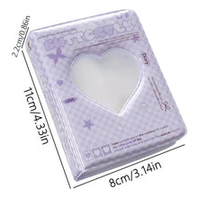40 Pocket Photo Organizer Card Binder Album PVC Card Collection Book Korean-style Instant Photo Protective Organizer Bag