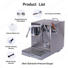 CAFOVO E120 Semi-automatic Espresso Machine ULKA Pump 9Bar OPV System 3 Boiler with OLED Display for Cafe Coffee Maker 220V