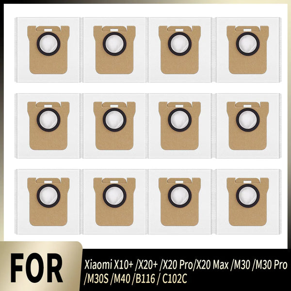 Durable Dust Bag For Xiaomi Robot Vacuum X10+/X10 Plus/X20+/X20Plus/X20 Pro /X20 Max /M30 /M30 Pro /M30S /M40 /B116 / C102C Part