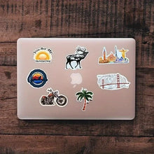 Fishing Theme Vinyl Stickers, 50Pcs Waterproof Decals for Personalizing Skateboards, Phones, Fishing Rods & Outdoor Gear