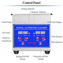 0.8L 1.3L Tabletop Digital Ultrasonic Cleaning Machine Stainless Steel Basket Dental Jewelry Ultrasound Cleaner Home Appliance