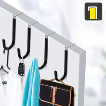 Door Hook with Rubber No Need for Drilling Cabinet, Wardrobe Door Rear Anti Slip Hook Over The Door Organizers