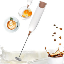 Electric Milk Frother Dry Battery Powered Portable Mini Milk Foam Maker Cappuccino Coffee Creamer Egg Stirrer Whisk for Kitchen