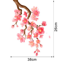 C258# Pink Cherry Blossoms Toilet Sticker Bathroom Toilet Cover Sticker Wall Stickers Wc  For Home  Decoration