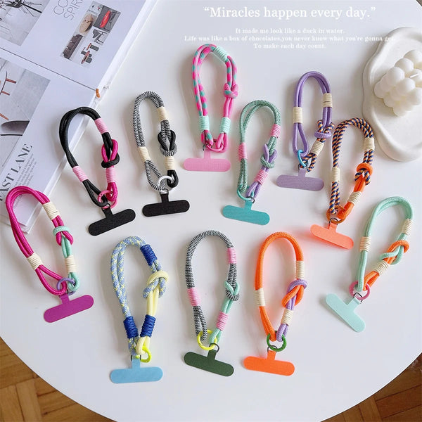 Correa de muñeca para teléfono, pieza de conexión para funda de teléfono, accesorios universales para fundas de móvil, colgante portátil antideslizante y anticaídas
