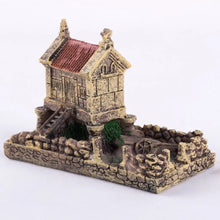 Cute Resin Miniature Statue Mini House Figurines Chinese Rural Sense DIY Scene Statue Bonsai Decor Fairy Garden Micro Landscape