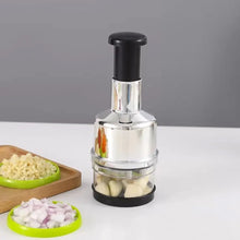 Manual Hand Press Garlic Onion Chopper Vegetable Food Chopper Processor Dicer
