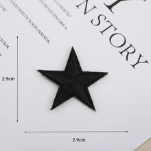 1pcs Small Star Embroidery Patches For Clothing Jeans Hat Iron on Sticker Love Appliques Stripes Garment Sewing Supplies