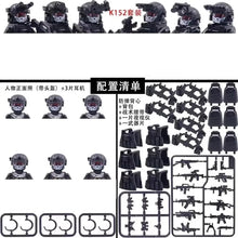 DIY assembling toys for the building block model MOC scene of the gun arsenal of military base. party favors for kids birthday
