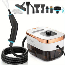 Portable Steam Cleaner, 15s Rapid Heating 105℃ temperature, 1350ml water tank, for Car/Home/Tile/Furniture + 10 Accessories